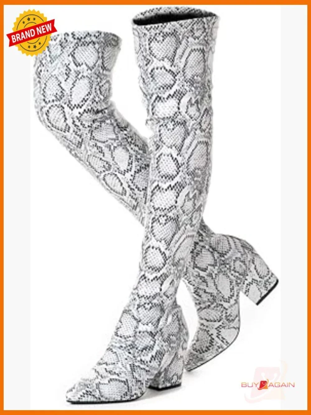 Thigh High Suede Block Heel Over the Knee Boots Winter Pointed Toe OTK